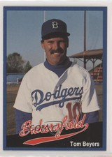 1991 Cal League Bakersfield Dodgers Tom Beyers #28