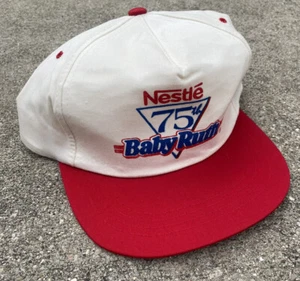 NEW Old Stock Nestle Baby Ruth 75th Anniversary Snapback Hat Cap NOS Yupoong - Picture 1 of 8