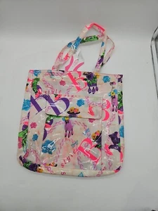 VTG 1989 BARBIES POODLE Pink Shoulder Handbag Tote Bag Fashion Retro 13x13in - Picture 1 of 5