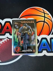2024 Topps Serie 1 Felix Bautista Rainbow Foil Parallel Baltimore Orioles - Foto 1 di 2