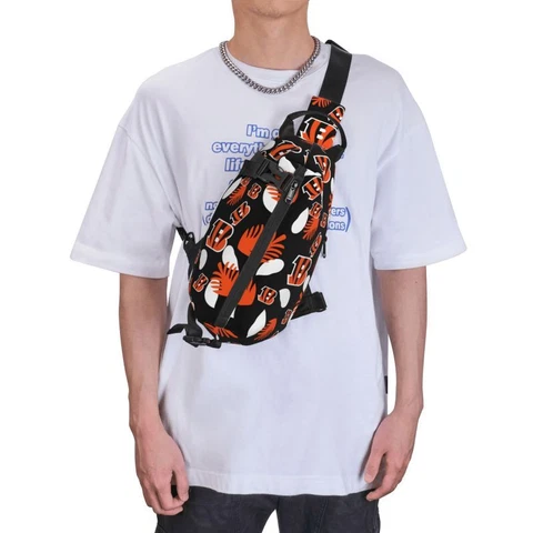 Cincinnati Bengals Hawaii Crossbody Backpack Single Shoulder Bag Chest Bags Cover