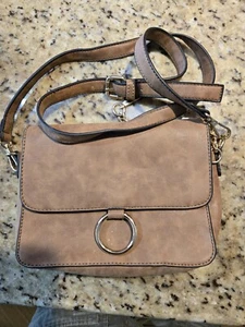 Leather Perry Ellis America Crossbody Bag Handbag - Picture 1 of 3