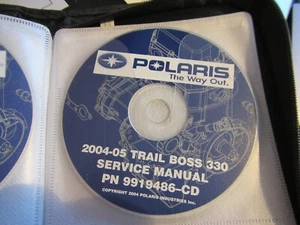 Polaris 2004-2005 Trail Boss 330 manual de servicio en disco #9919486-CD - Imagen 1 de 1