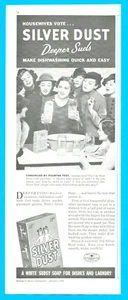 1936 SILVER DUST dishwashing and soap for dishes PRINT AD laundry - Picture 1 of 3