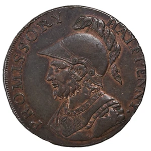 1794 England Hampshire Gosport Kempson's Bevois Halfpenny Conder Token D&H-41 #3 - Picture 1 of 2