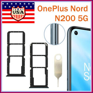 OEM Single / Dual SIM SD Card Tray Holder Slot For OnePlus Nord N200 5G DE2118