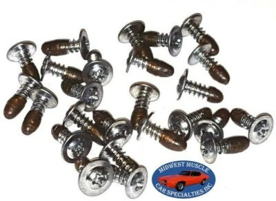 Rejilla de carrocería tablero moldura moldura moldura moldura #8x1/2 tornillos y sellador para Chrysler 25p C Foto 1 de 4