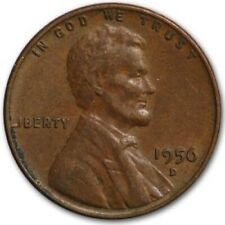 1956 D - Lincoln Wheat Penny - G/VG