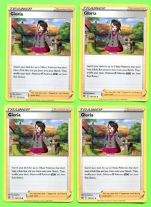 4x Gloria 141/172 x4 - Near Mint Brilliant Stars Pokemon Playset - Picture 1 of 2