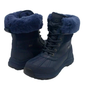 UGG ADIRONDACK III WOMEN BOOTS LEATHER NAVY US 6 /UK 4 /EU 37 /JP 23 - Picture 1 of 6