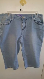 Pantalones cortos de jean Deja azul con solapa de costura gruesa bolsillo azul - Imagen 1 de 5