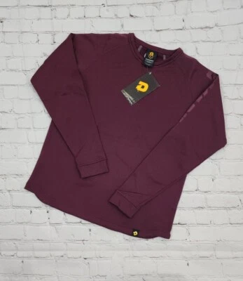 NUEVO CON ETIQUETAS DeMARINI Día de Entrenamiento YL Juvenil Grande Granate Calentador Vellón NUEVO Foto 1 de 4