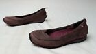 Eddie Bauer Women's Leather Sip-On Shoes CD4 Purple 6035-806 Size US:7 UK:4.5