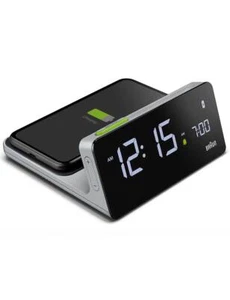 Braun BC21GEU Digital Alarm Clock With Wireless Charging - Picture 1 of 7