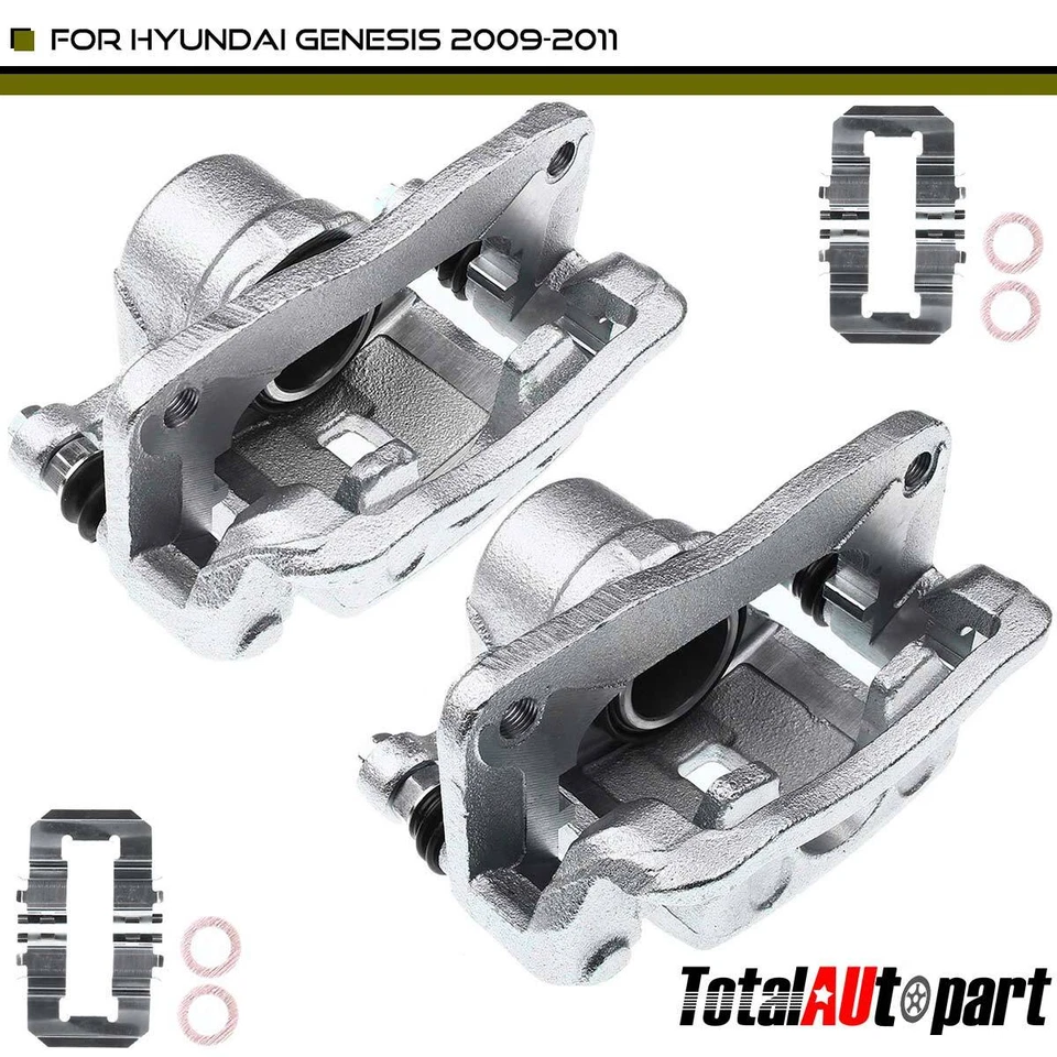 Pinza de freno trasera izquierda y derecha 2 piezas para Hyundai Genesis 2010-2011 Foto 1 de 4