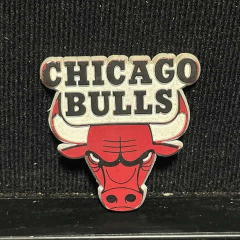 Chicago Bulls NBA Basketball Sports Magnets Inc Small Magnet Vtg 1990s Cover