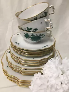 (20 Pieces) Vintage Augarten Vienna 'Maria Theresia' (4) 5-PIECE PLACE SETTINGS - Picture 1 of 12
