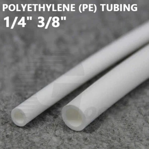 1/4" 3/8" PE Plastic Tubing Water Pipe for Reverse Osmosis Water Filter RO Unit - Picture 1 of 9