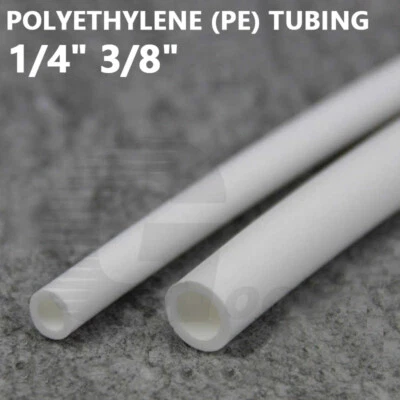 1/4" 3/8" PE Plastic Tubing Water Pipe for Reverse Osmosis Water Filter RO Unit - Image 1 of 4