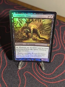 FOIL Scarblade Elite - Morningtide NM Unplayed - MTG Magic the Gathering - Picture 1 of 5