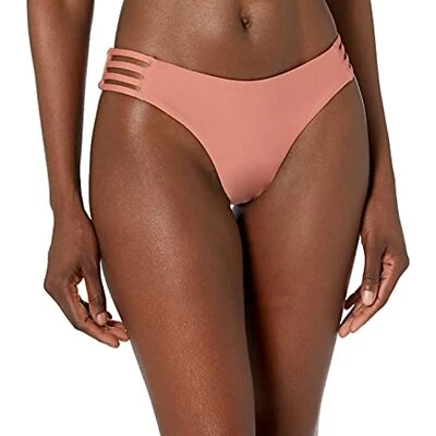 Volcom 276985 Women's Simply Seamless Cheeky Bikini Bottom, Sepia, Medium - Image 1 of 3