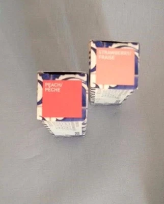 Korres ~ Nourishing Lip Cooler Greek Yoghurt- Peach or Strawberry 0.21 oz Each - Image 1 of 2