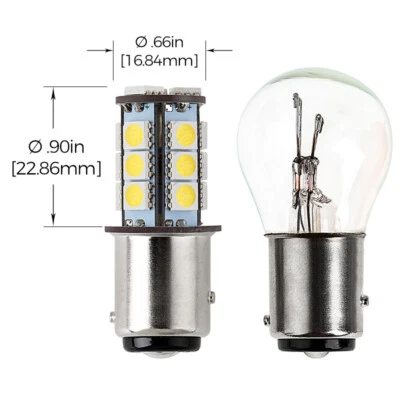 2X Rojo 1157 BAY15D 18 5050 LED Freno Señal de Giro Bombilla Trasera Lámpara E004 Foto 1 de 4