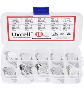 uxcell NC KSD301 Juego de 10 Termostatos 194-356°F (194-356°F) Temperatura Térmica - Imagen 1 de 8