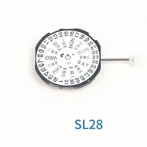 Watch Repair Replacement Part 3-Hand Dual Calendar Quartz Movement For SL28/SL25 - Picture 1 of 6