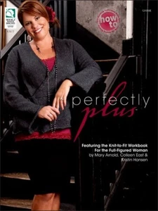 Perfectly Plus Size Full-Figured Woman Sizes 1X - 5X KNITTING PATTERN BOOK - Picture 1 of 1