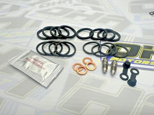 Premium Full Front Caliper Seals Repair Rebuild Kit for Yamaha MT09 2014-2016 - Picture 1 of 1