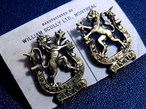 GUARDIA DE VETERANOS collar insignias Fuerzas Armadas Canadienses SCULLY - Imagen 1 de 2