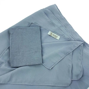Premium Grey Chiffon Hijab and Matching Undercap Set - Picture 1 of 2