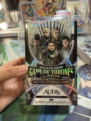 2025 KAKAWOW Game Of Thrones Aura Collection Trading Card Booster Box US Seller - Image 1 of 4