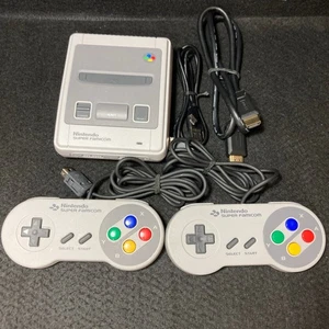 Nintendo Super Famicom Classic Mini SFC Bundle + Controllers - WORKS from Japan - Picture 1 of 17