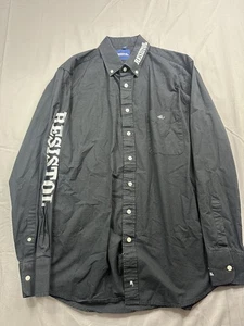 Resistol Western Shirt Men's S Black Embroidered Rodeo Gear Cowboy Workwear - Picture 1 of 4