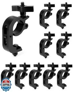 QWORK Schwerlast Traversenklemme Bühnenlicht Abzugsklemme, 10er-Pack 330 Pfund Alumi - Bild 1 von 5