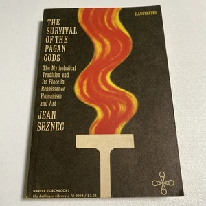 The Survival of the Pagan Gods: The Mythological Tradition 1961 Jean Seznec 1st - Picture 1 of 12