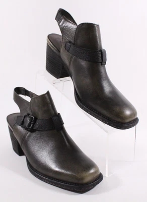 Zapatos OTBT Mujer Talla 8.5M Des Peres Cuero Beige Envejecido Hebilla Botín Foto 1 de 4