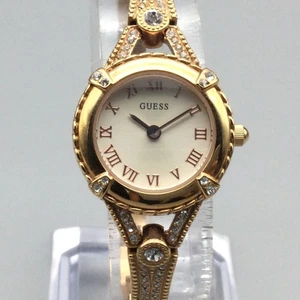 Reloj Guess Damas 22mm Tono Dorado Cristales Acero Inoxidable L96551L3 Batería Nueva - Imagen 1 de 15