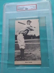 Baseball Yankees Earle Combs Signed Auto Cut PSA - Picture 1 of 3