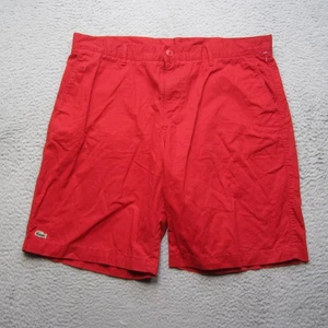 Lacoste Shorts Mens 38 Classic Fit Twill Chino Casual Embroidered Croc Golf Tenn - Picture 1 of 14