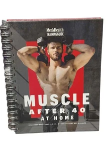 NEW Men's Health Training Guide Muscle After 40 At Home Spiral Bound Book Sealed - Imagen 1 de 2