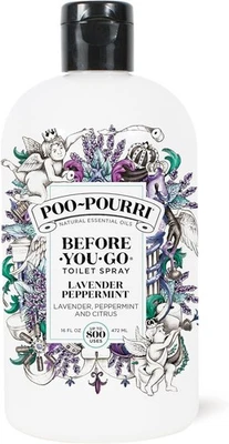 Repuesto de spray de inodoro Before-You-Go, menta lavanda, 16 fl oz, hasta 800 U... Foto 1 de 4