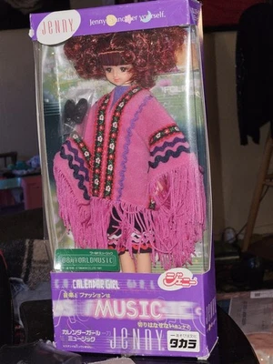 Muñeca Takara Jenny Calendar Girl August World Music 2000 en caja original Foto 1 de 4