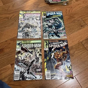 WEB OF SPIDER-MAN Lot 32 31 Newsstand Kraven’s Last Hunt Amazing 293 132 - Picture 1 of 11