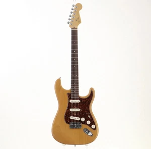 Used Fender American Deluxe Stratocaster SCN Ash S-1 Amber Modified SN DZ4066797 - Picture 1 of 15