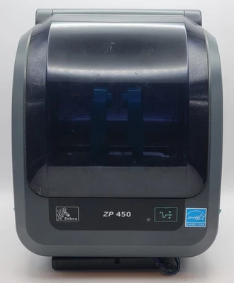 Zebra ZP450 Thermal Label Printer 4" Wide Shipping Label Printer 100-240V - Image 1 of 4