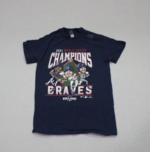 Atlanta Braves Shirt Herren Small Navy MLB Baseball 2021 World Series Champions - Bild 1 von 9
