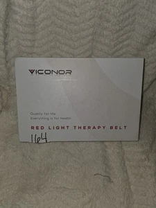 Viconor Red Light Therapy Belt Black-Pain Relief- New Open Box - Picture 1 of 3